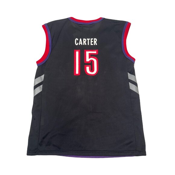 Vintage Champion Toronto Raptors Carter #15 NBA Jersey Youth M - Picture 2 of 5
